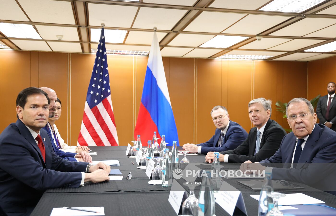 Встреча главы МИД РФ Сергея Лаврова и госсекретаря США Марко Рубио