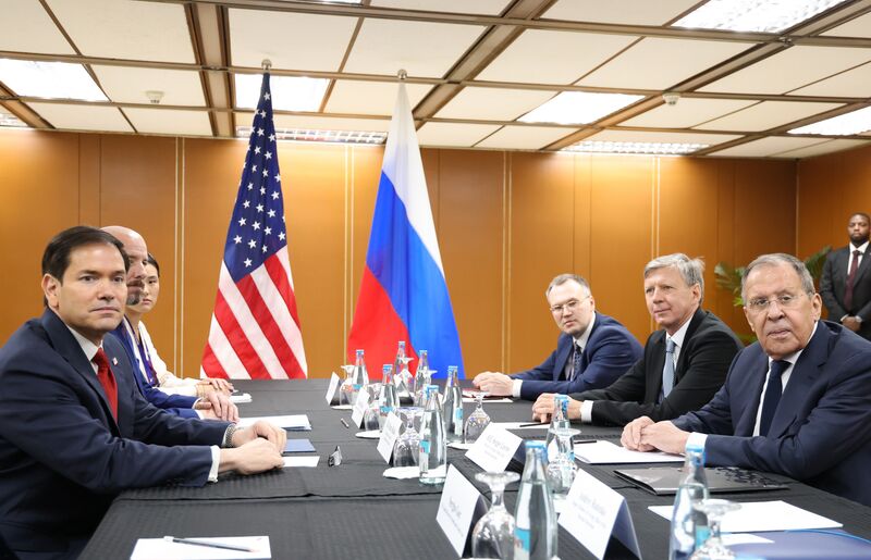 Встреча главы МИД РФ Сергея Лаврова и госсекретаря США Марко Рубио