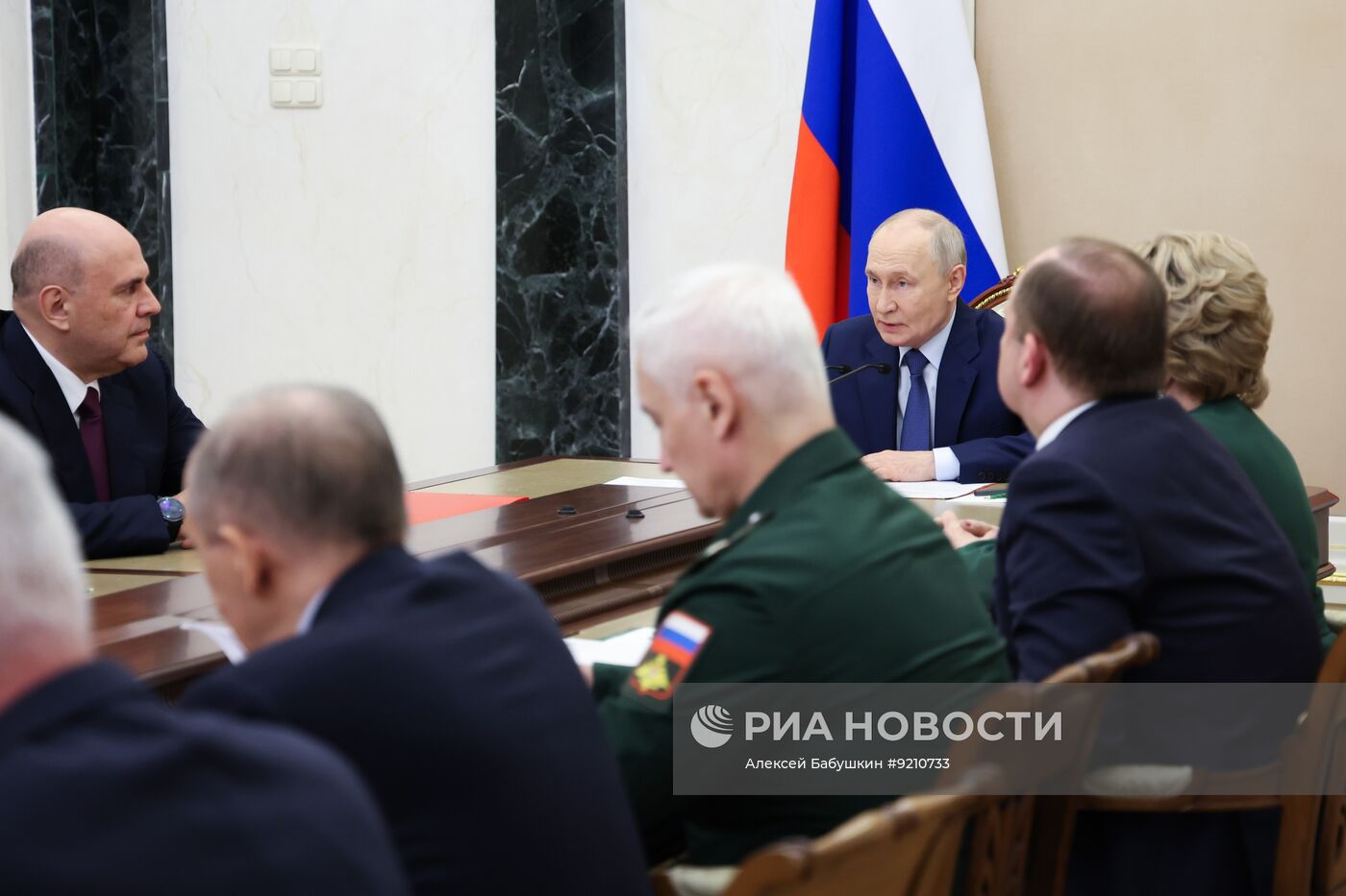 Президент Владимир Путин провел заседание Совбеза РФ