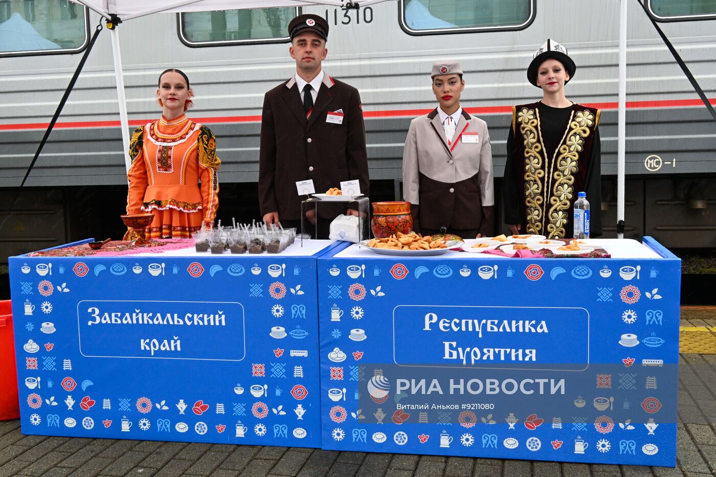 Гастрономический проект "Вкусно в поезде "Россия" во Владивостоке