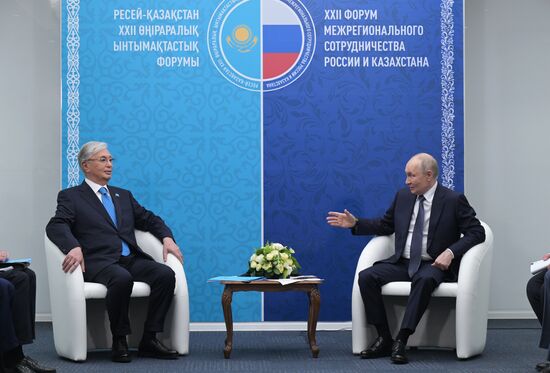 Рабочая поездка президента Владимира Путина в Омск
