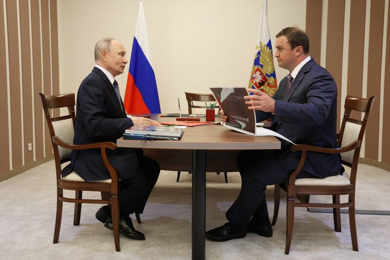 Рабочая поездка президента Владимира Путина в Омск