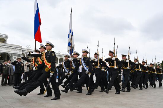 Празднование Дня Военно-морского флота в Москве