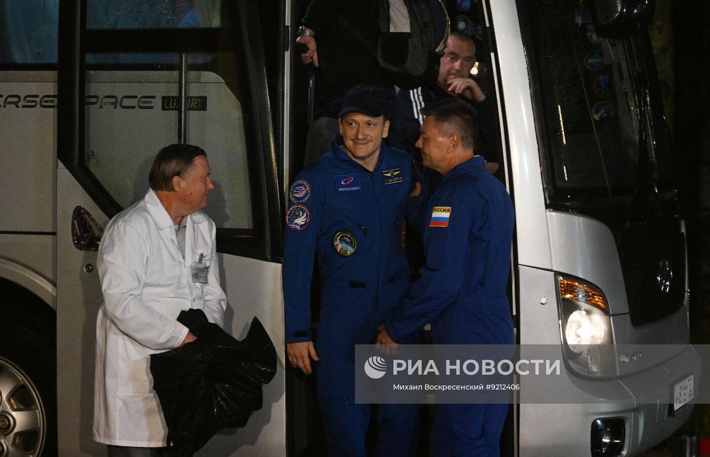 Встреча космонавтов экипажа МКС-74 в Звёздном городке