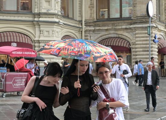 Дождь в Москве