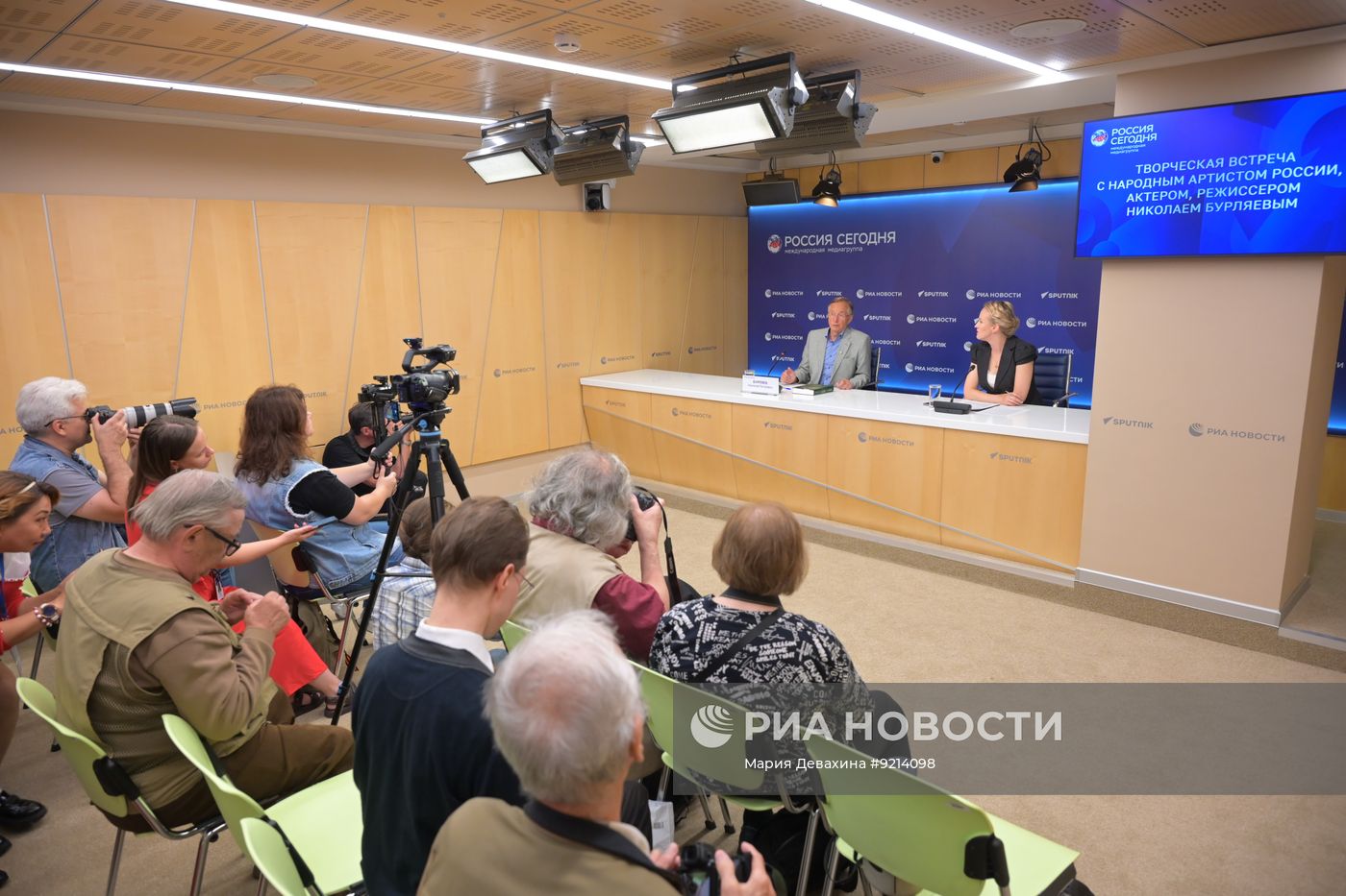 Творческая встреча с народным артистом России, актером, режиссером Николаем Бурляевым