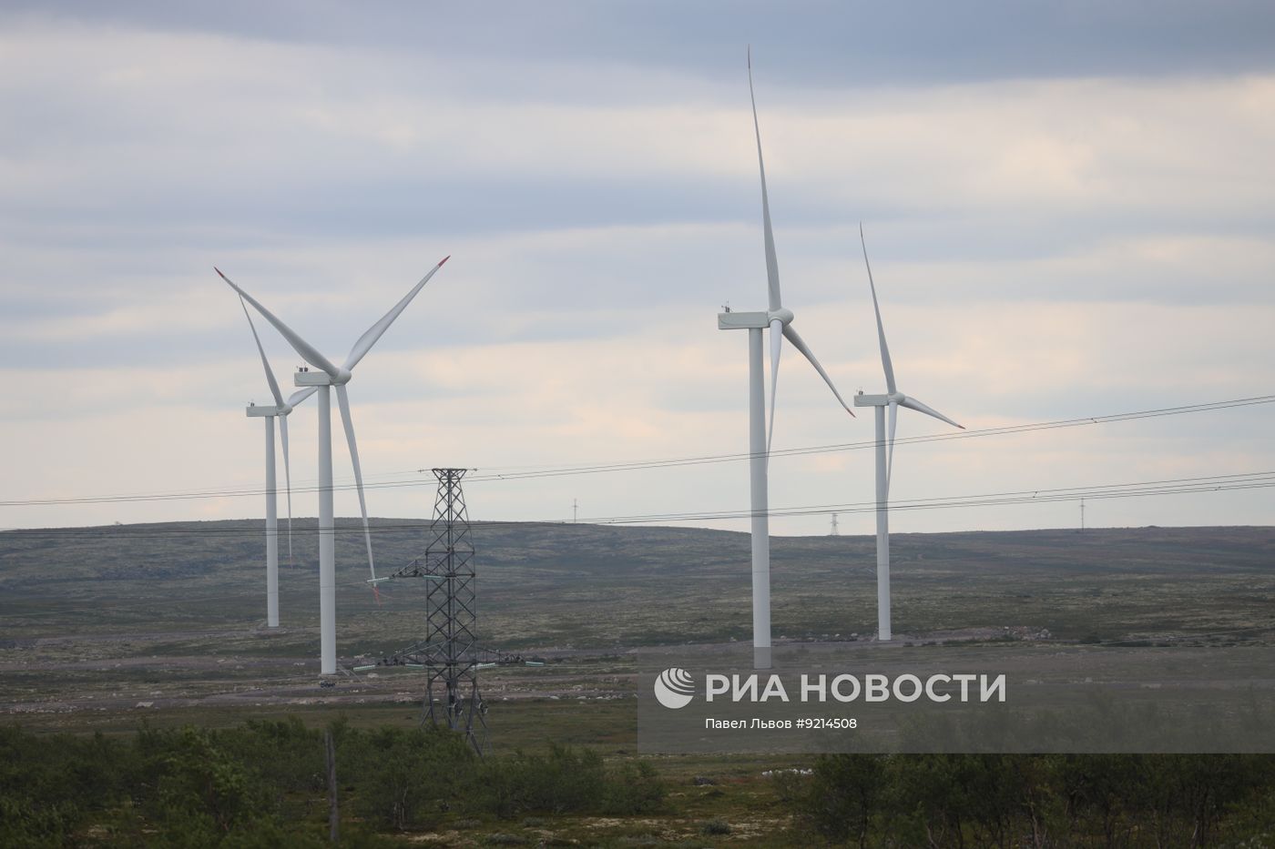 Кольская ветроэлектростанция в Мурманской области 