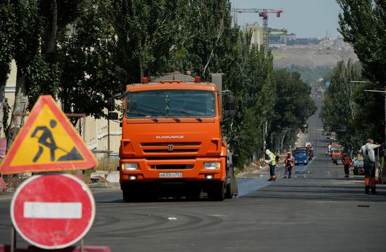 Ремонт дорог в Мариуполе