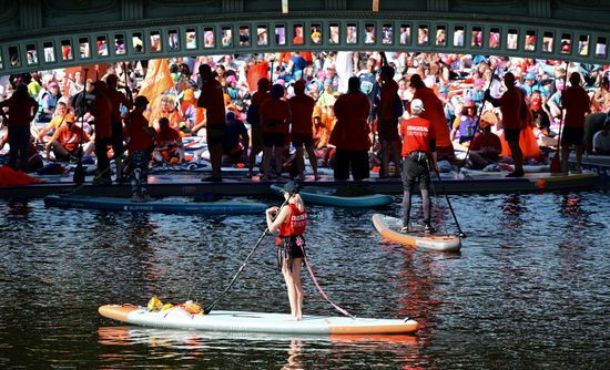 Фестиваль "Фонтанка SUP" в Санкт-Петербурге