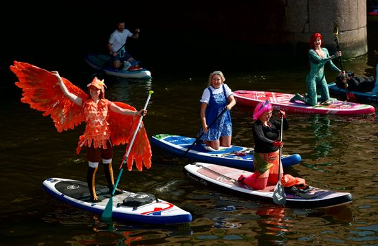 Фестиваль "Фонтанка SUP" в Санкт-Петербурге