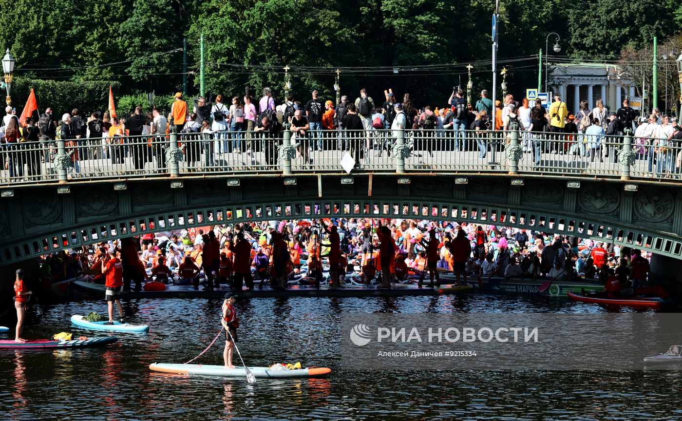 Фестиваль "Фонтанка SUP" в Санкт-Петербурге