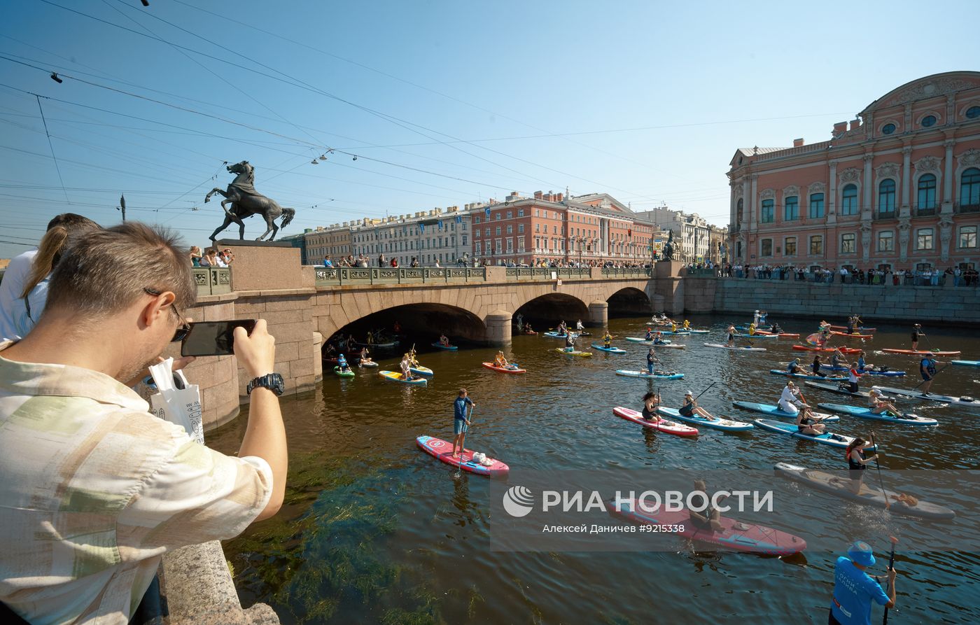 Фестиваль "Фонтанка SUP" в Санкт-Петербурге