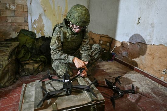 Боевая работа расчета БПЛА "Жмиль-Ц" на Добропольском направлении СВО