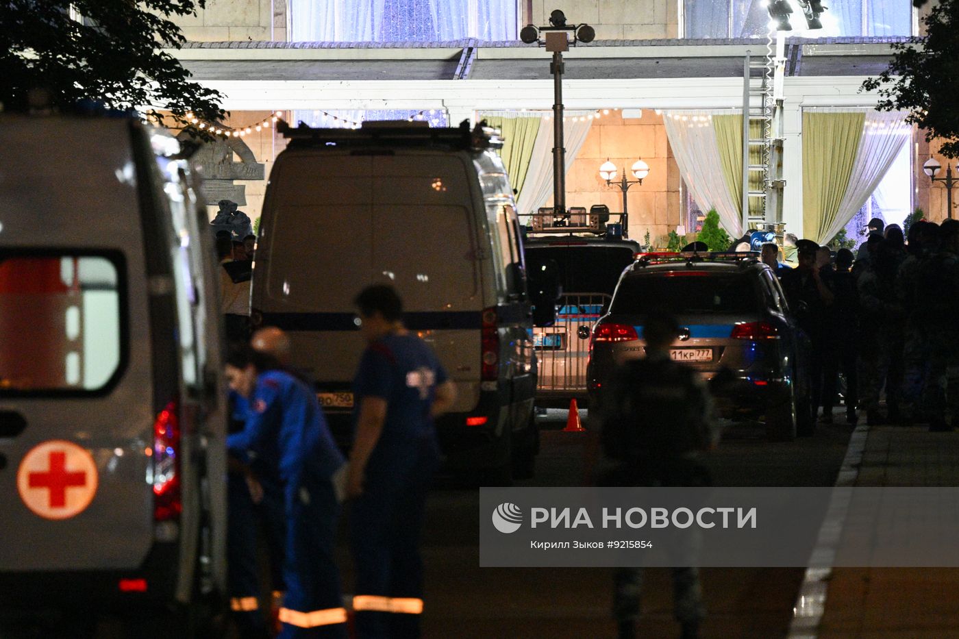 У ресторана Balzi Rossi на Кудринской площади произошел подрыв СВУ
