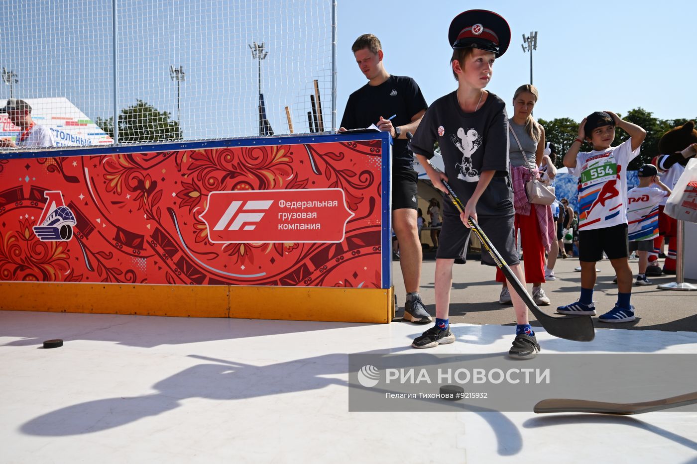Празднование Дня железнодорожника в Москве
