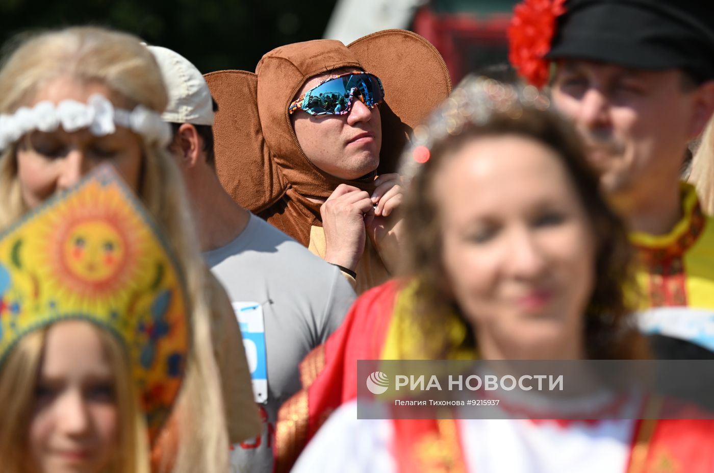 Празднование Дня железнодорожника в Москве