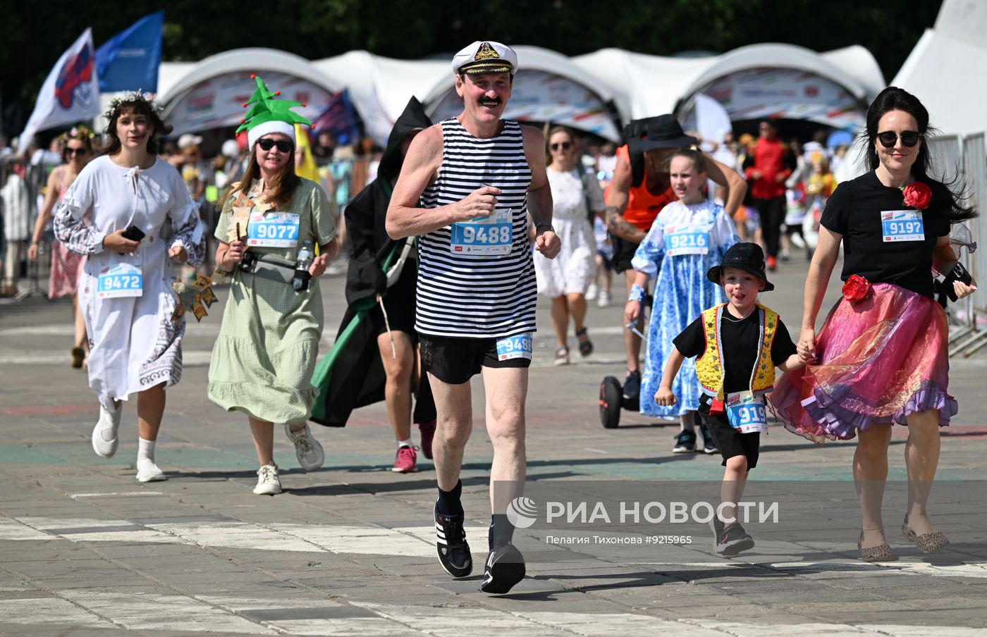 Празднование Дня железнодорожника в Москве