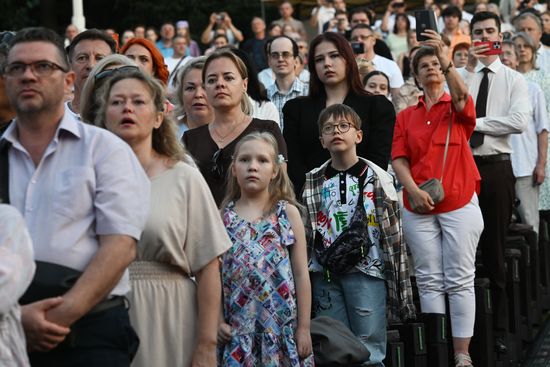Первый всероссийский музыкальный фестиваль советской песни "Голоса наследников" в Москве
