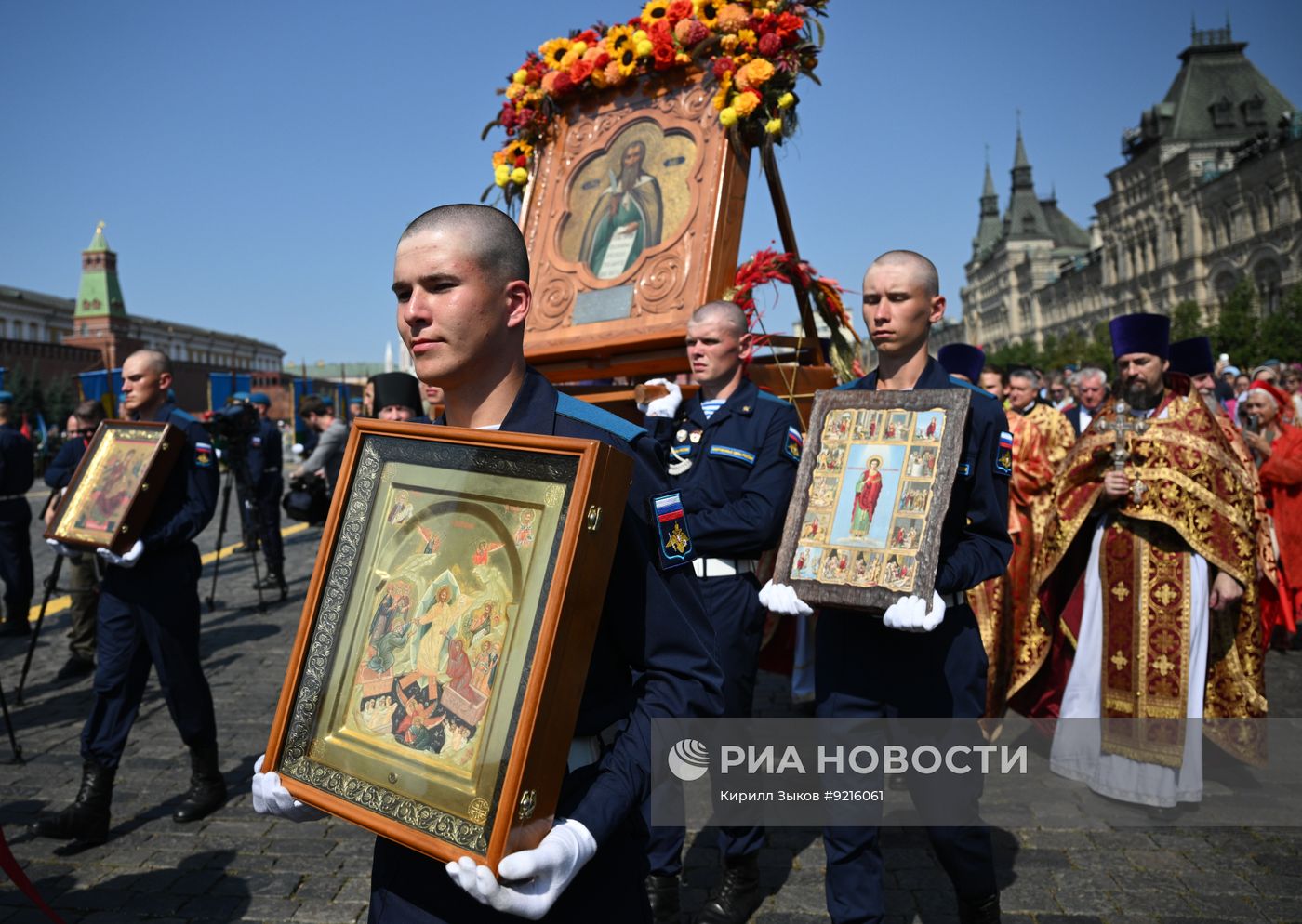 Торжества в Москве в Ильин день