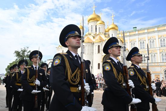 Военная присяга молодого пополнения Президентского полка ФСО России 