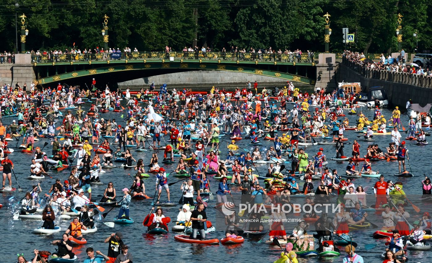 Фестиваль "Фонтанка SUP" в Санкт-Петербурге