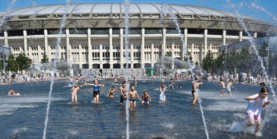 Жаркая погода в Москве