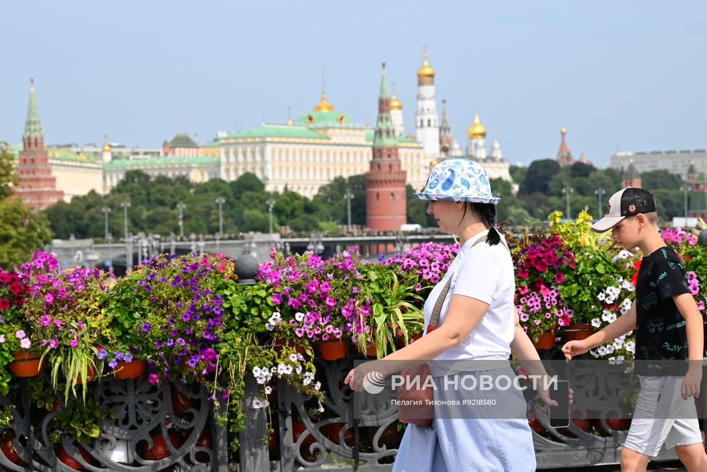 Жаркая погода в Москве