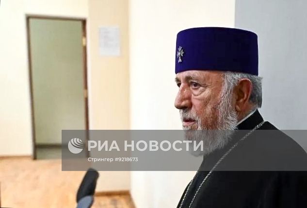 Заседание суда по делу Верховного патриарха и католикоса всех армян Гарегина II и шести епископов
