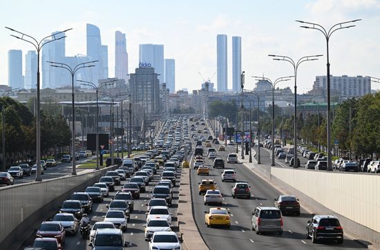 Пробки в Москве