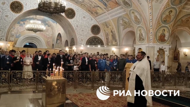 Служба по случаю годовщины нападения Грузии на Южную Осетию