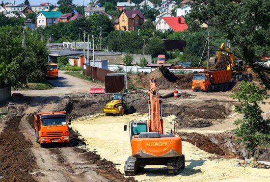 Дорожные работы в Белгородской области