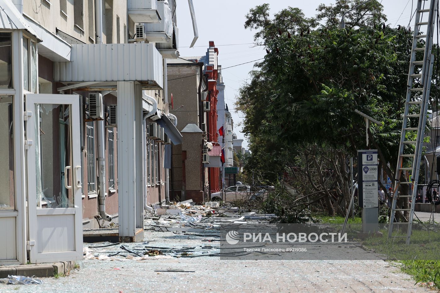 Последствия атаки БПЛА на Белгород