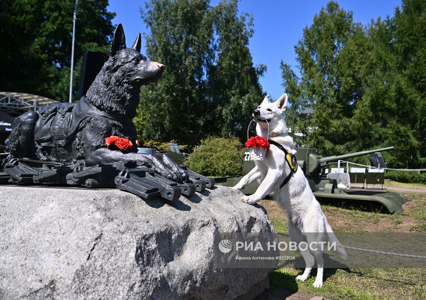 Фестиваль "День фронтовой собаки" в Москве