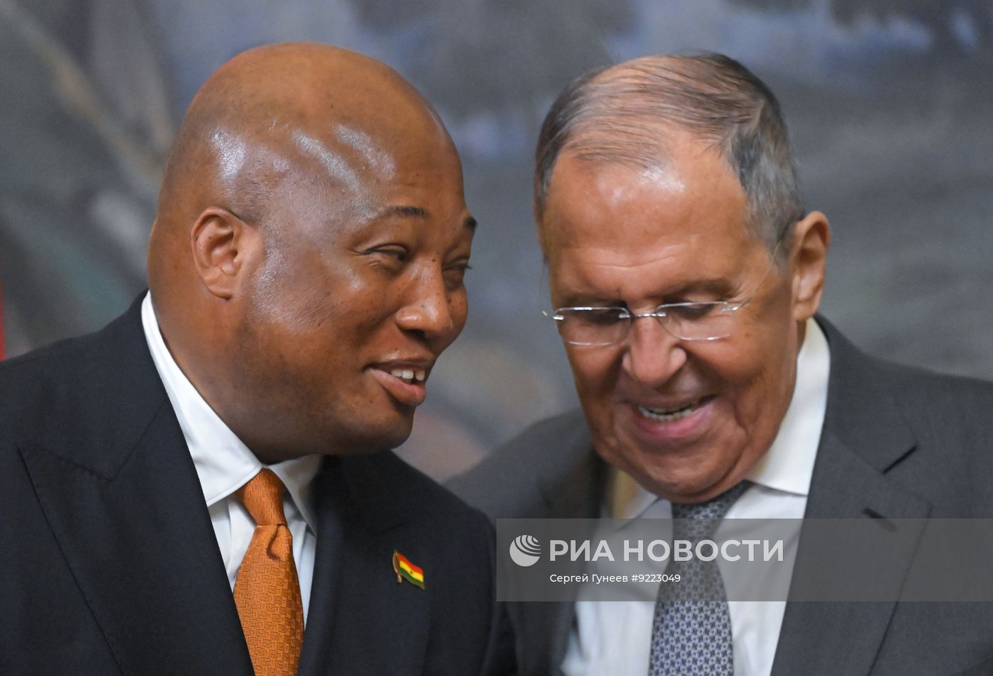 Встреча главы МИД РФ Лаврова с главой МИД Республики Гана Аблаквой