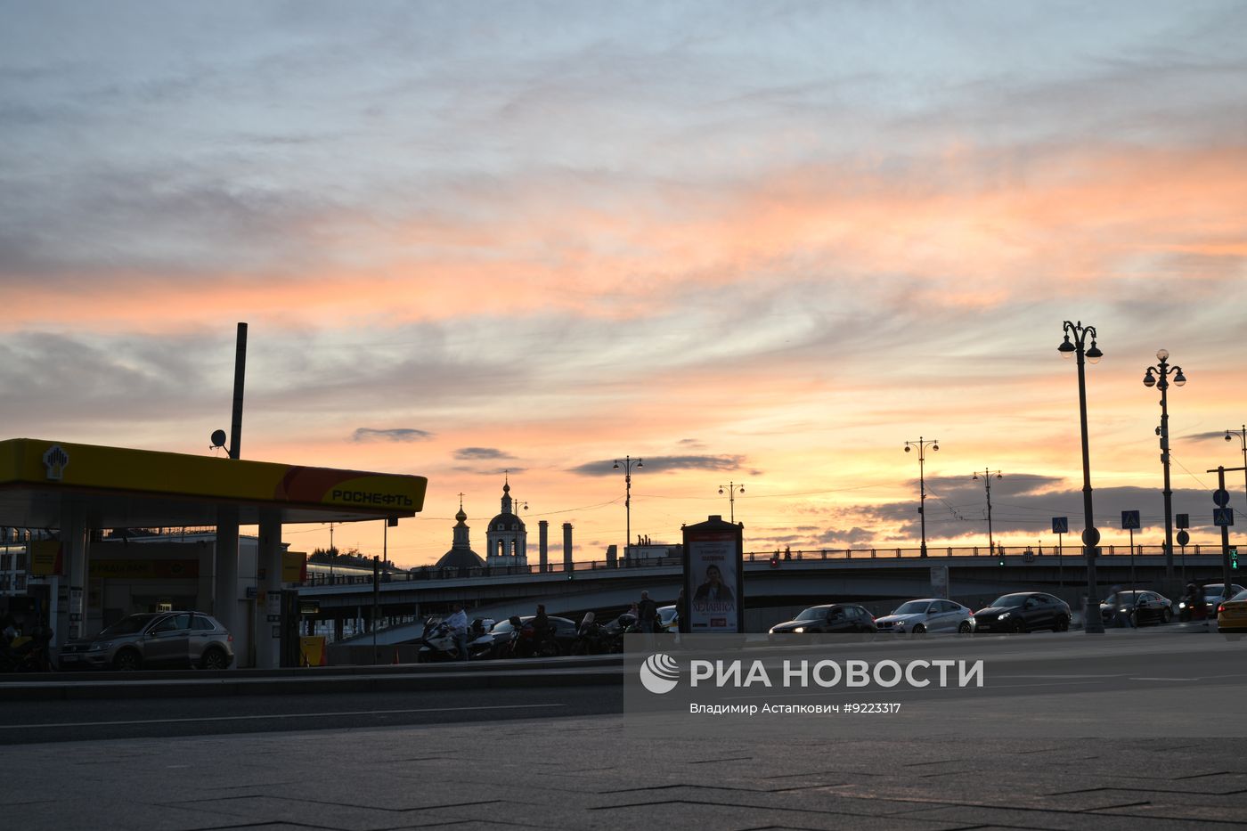 Работа АЗС в Москве
