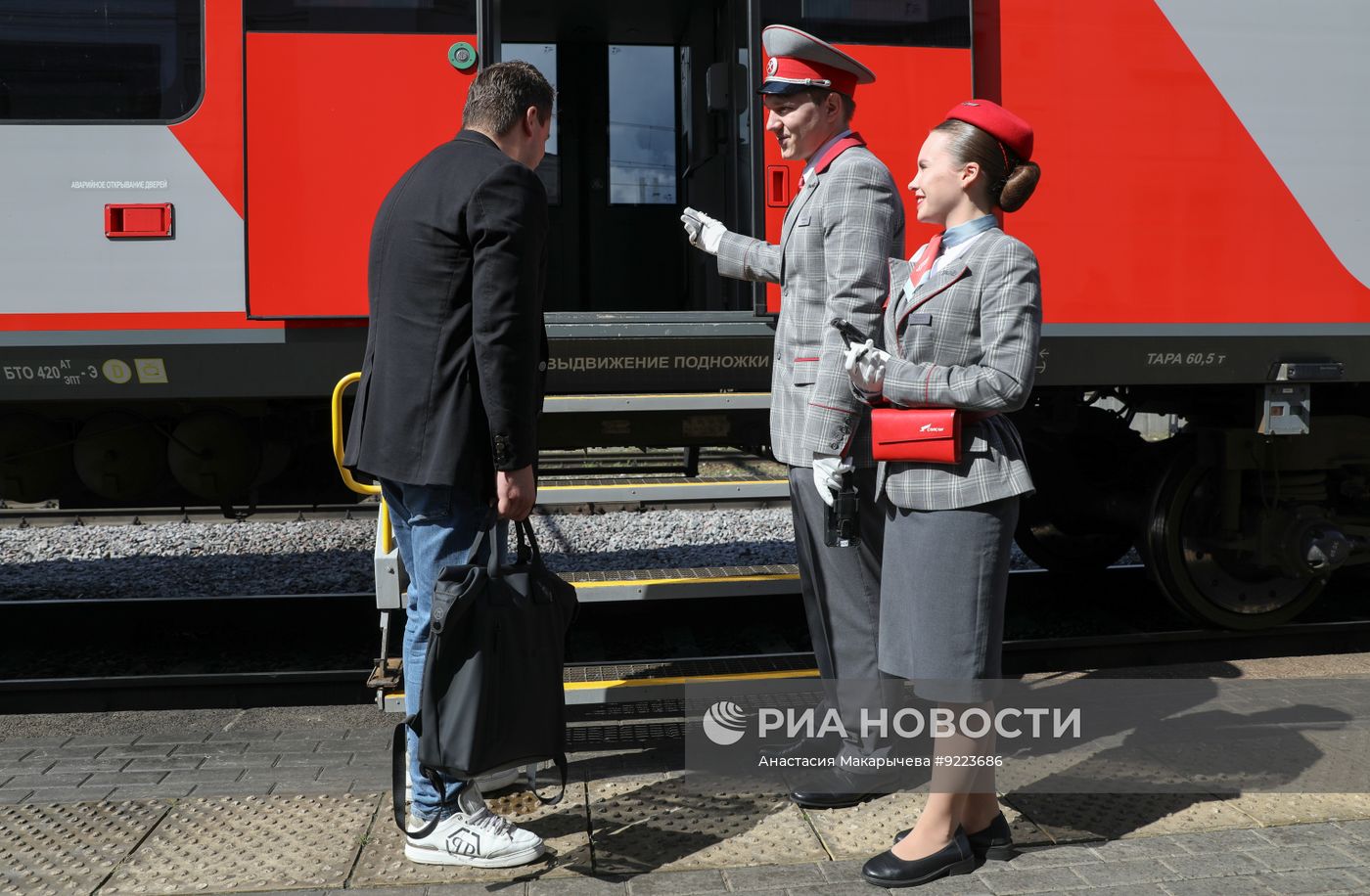 Посадка в поезд по биометрии в Нижнем Новгороде