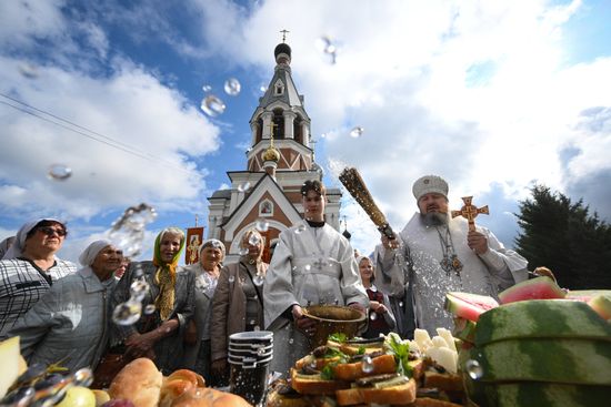 Праздник Преображения Господня в регионах России 