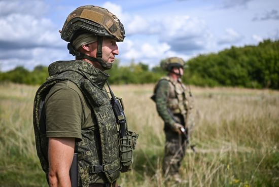 Боевое слаживание военнослужащих группировки войск "Север" на Сумском направлении СВО