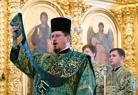 Патриаршее служение в Троицком соборе на Соловках