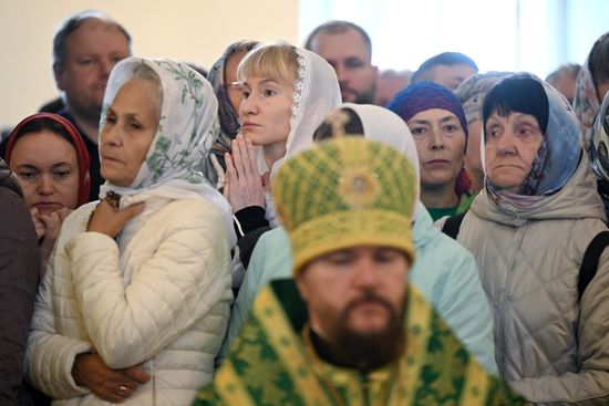 Патриаршее служение в Троицком соборе на Соловках