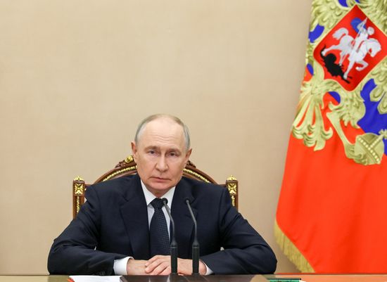 Президент Владимир Путин провел заседание Совбеза РФ