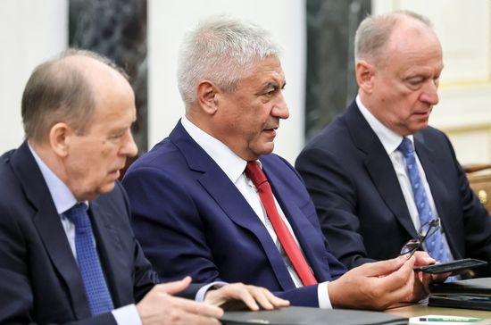 Президент Владимир Путин провел заседание Совбеза РФ