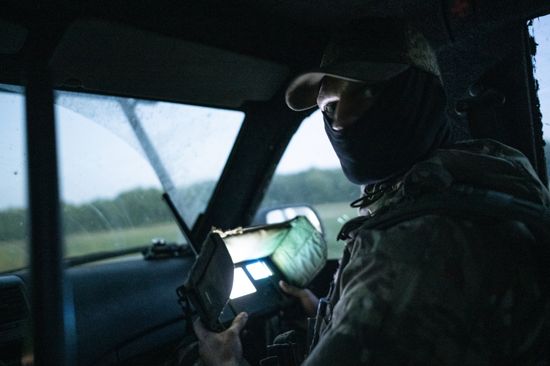 Боевая работа группы противодействия БПЛА спецназа "Ахмат" на Сумском направлении СВО