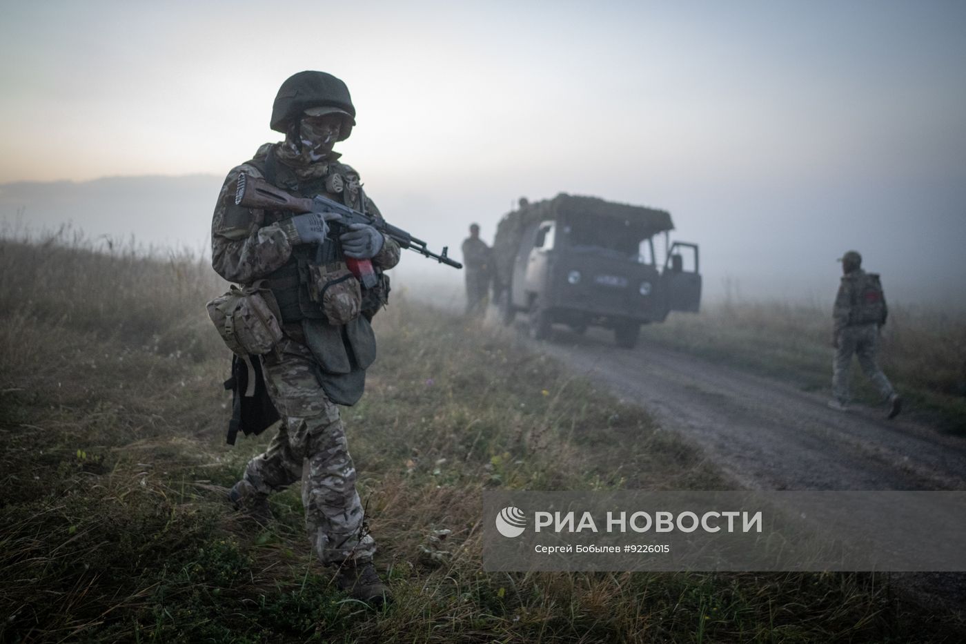 Боевая работа группы противодействия БПЛА спецназа "Ахмат" на Сумском направлении СВО