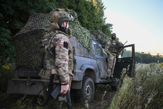 Боевая работа группы противодействия БПЛА спецназа "Ахмат" на Сумском направлении СВО