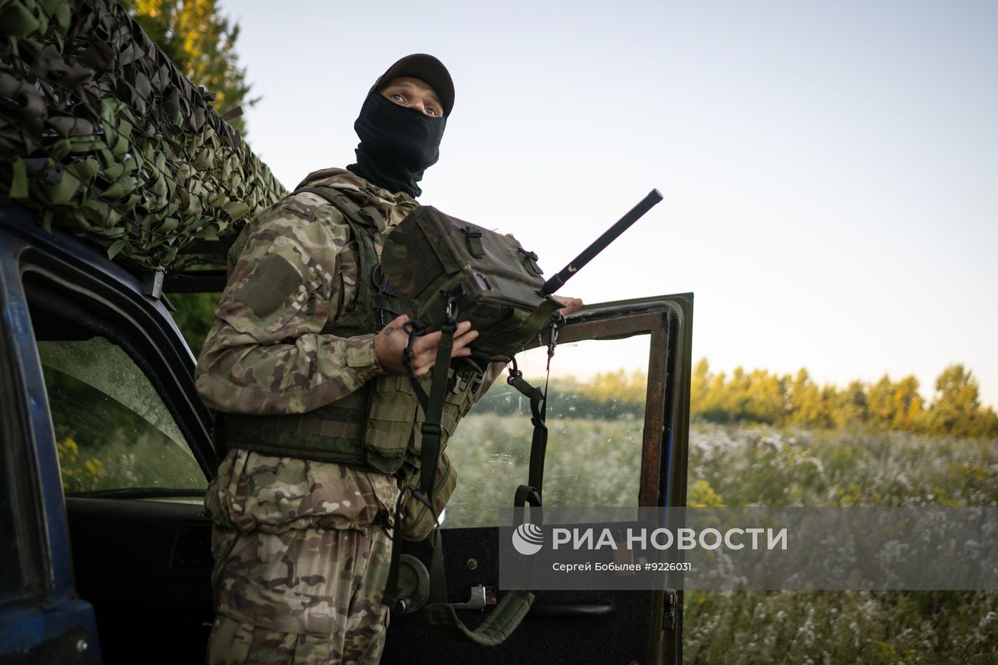 Боевая работа группы противодействия БПЛА спецназа "Ахмат" на Сумском направлении СВО