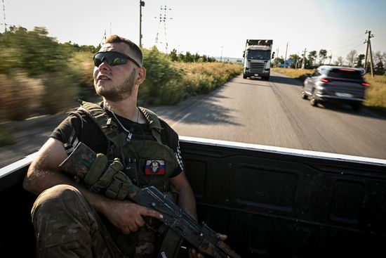 Боевая работа МОГ сводно-артиллерийской группы "Пресса" спецназа "Ахмат" на Харьковском направлении СВО