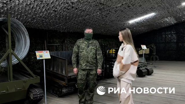 Наземные роботы "Гравицапа" и "Егоза" в учебном центре "Севера"