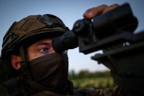 Боевое дежурство пункта воздушного наблюдения БАРС "Курск" на Сумском направлении СВО