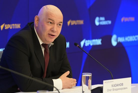 Брифинг руководителя Федерального агентства по недропользованию Олега Казанова
